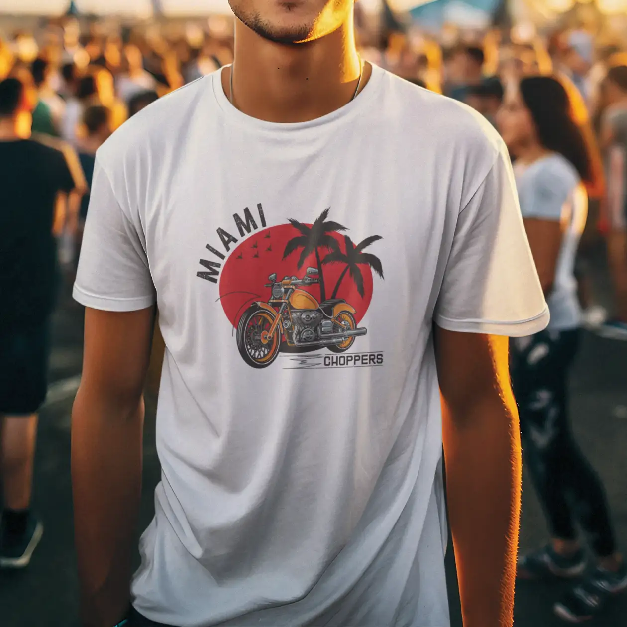 Miami Choppers Cotton T-Shirt