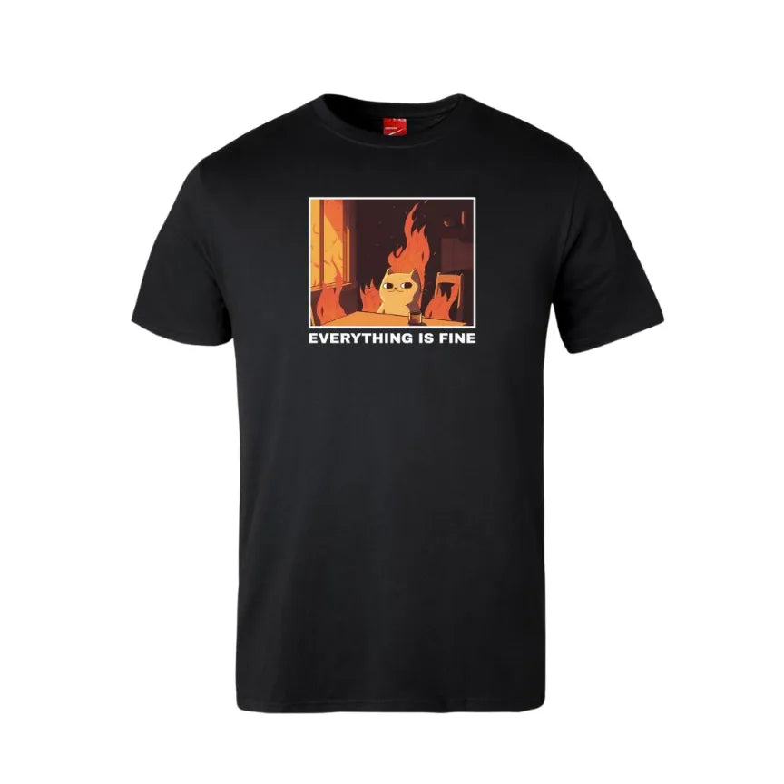 Everything Is Fine Cotton T-Shirt