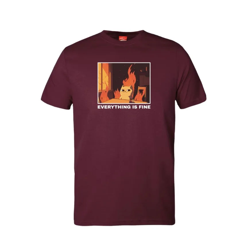 Everything Is Fine Cotton T-Shirt
