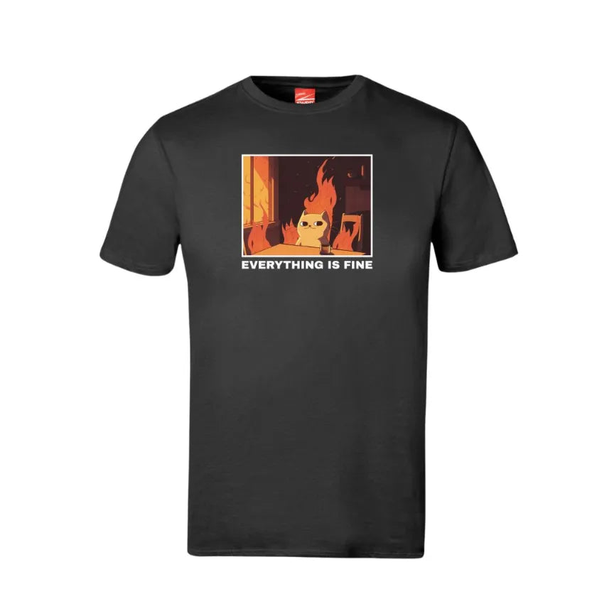 Everything Is Fine Cotton T-Shirt