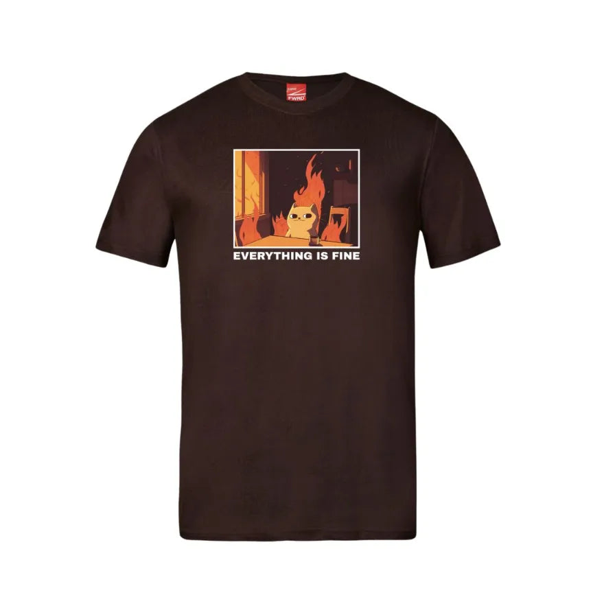Everything Is Fine Cotton T-Shirt