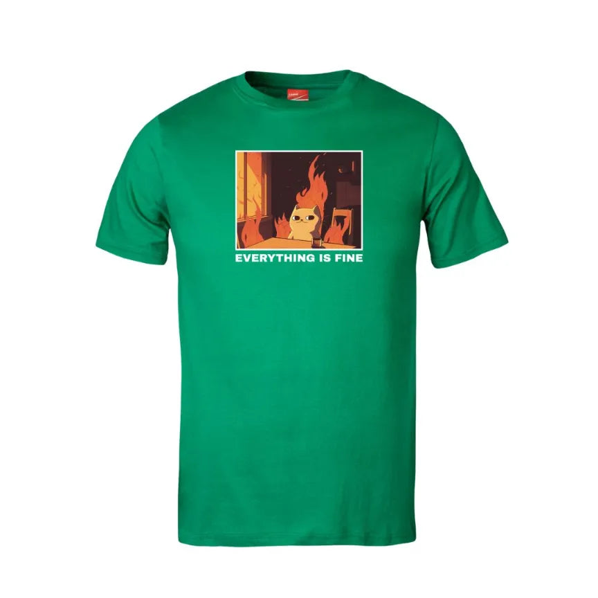Everything Is Fine Cotton T-Shirt