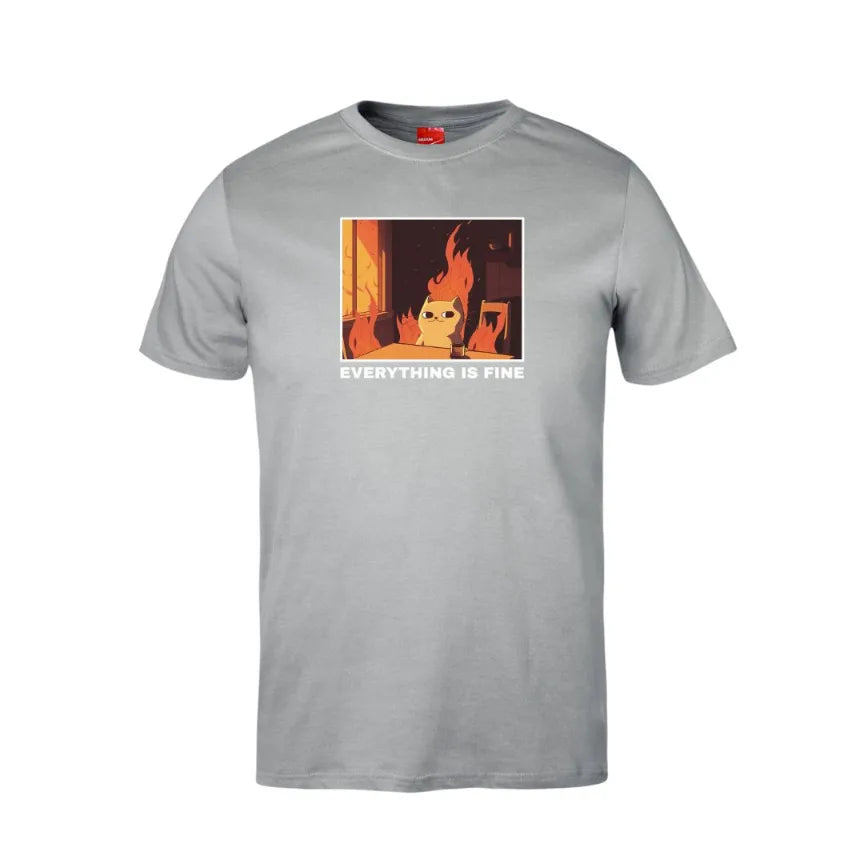 Everything Is Fine Cotton T-Shirt