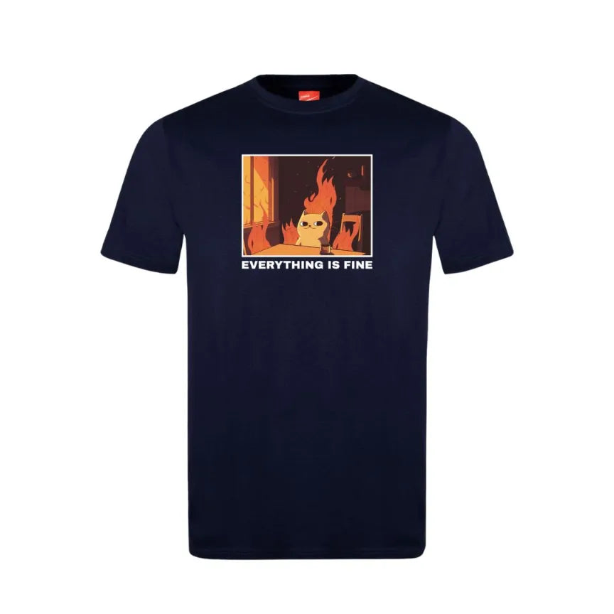 Everything Is Fine Cotton T-Shirt