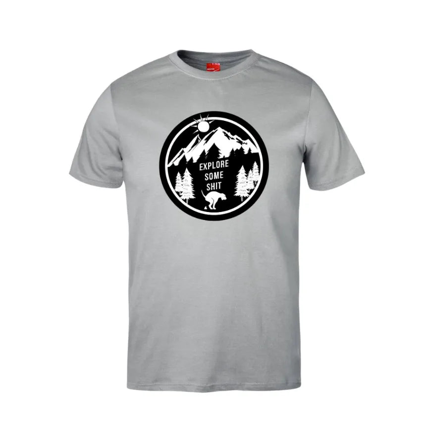 Explore Some Shit Cotton T-Shirt