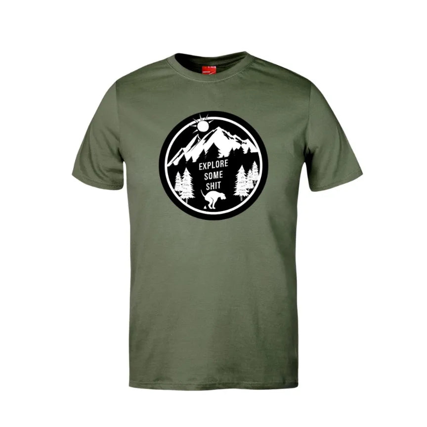 Explore Some Shit Cotton T-Shirt