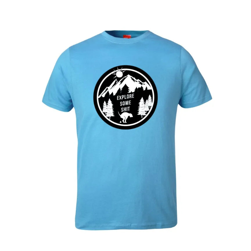 Explore Some Shit Cotton T-Shirt