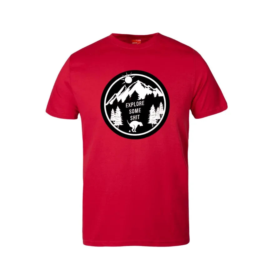 Explore Some Shit Cotton T-Shirt