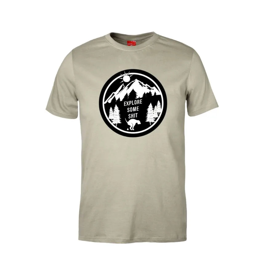 Explore Some Shit Cotton T-Shirt