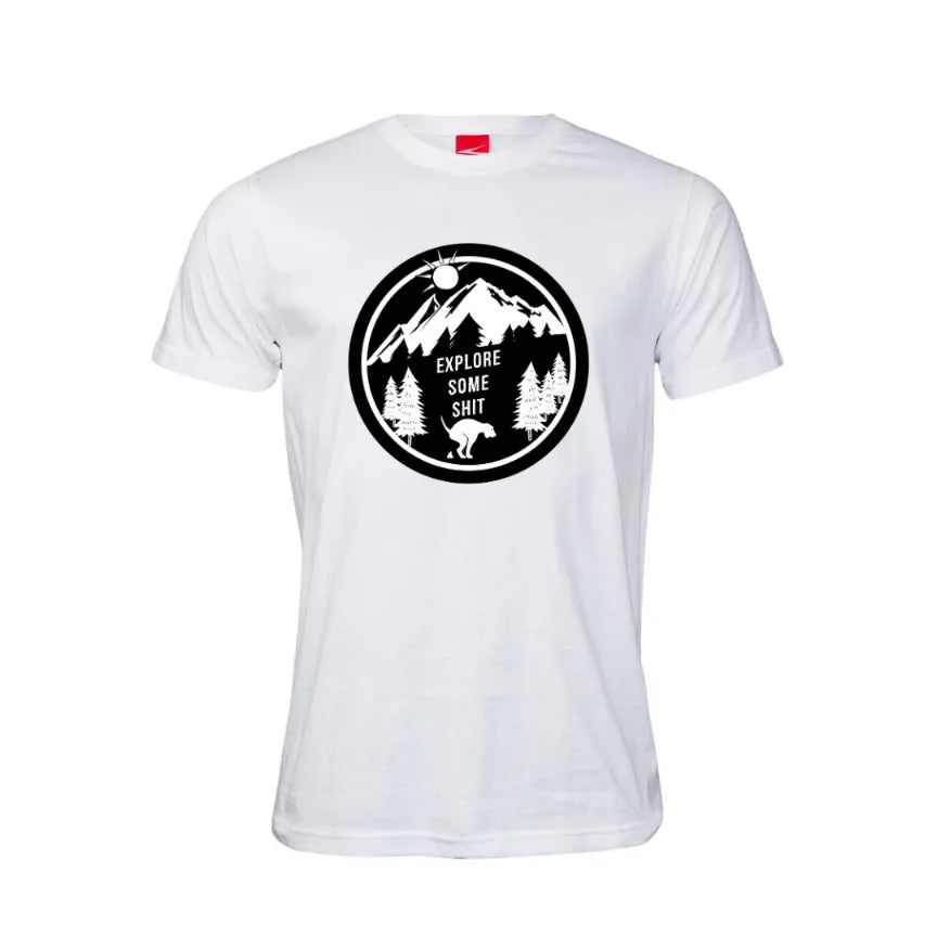 Explore Some Shit Cotton T-Shirt