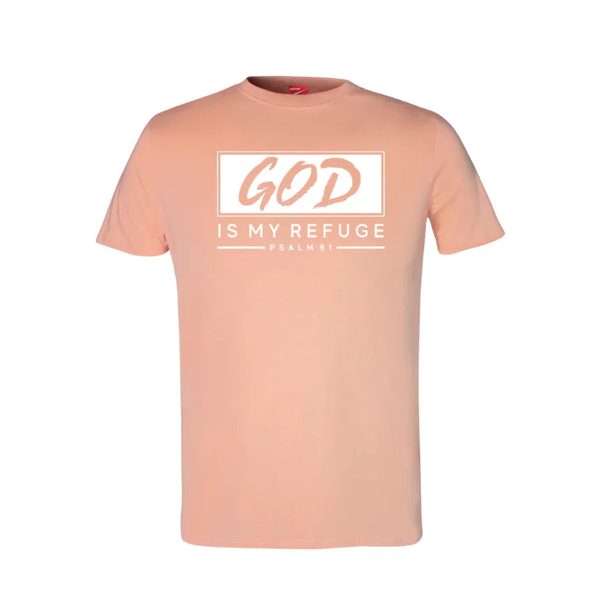 God Is My Refuge Cotton T-Shirt