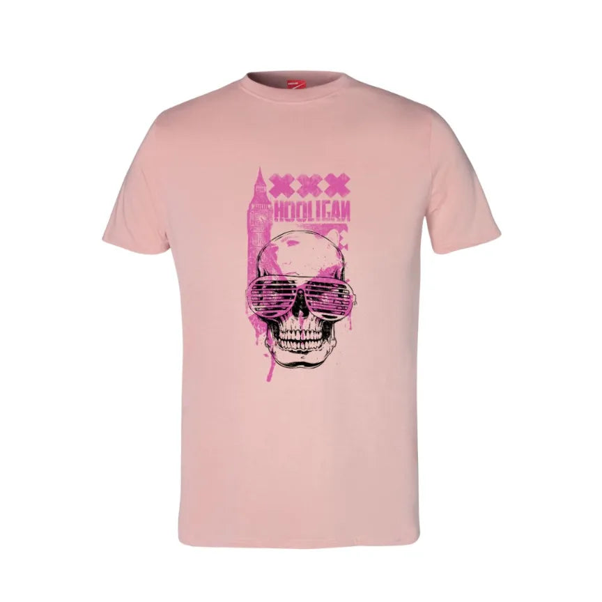 Hooligan Skull Cotton T-Shirt