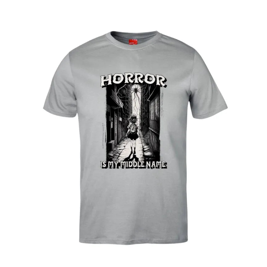 Horror Is My Middle Name Cotton T-Shirt