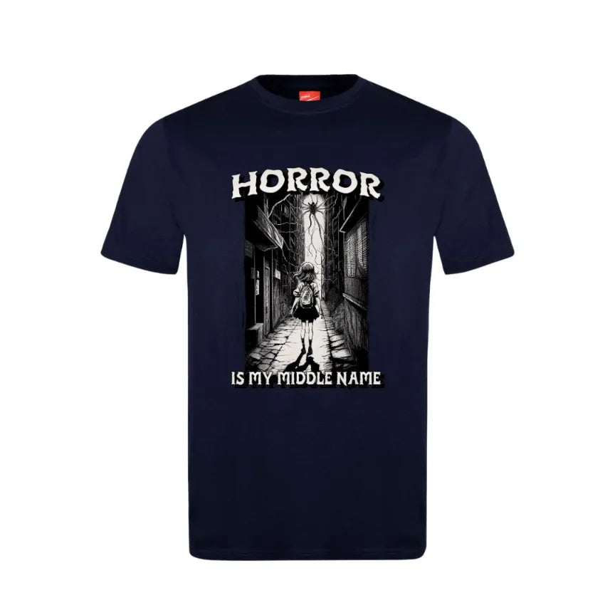 Horror Is My Middle Name Cotton T-Shirt