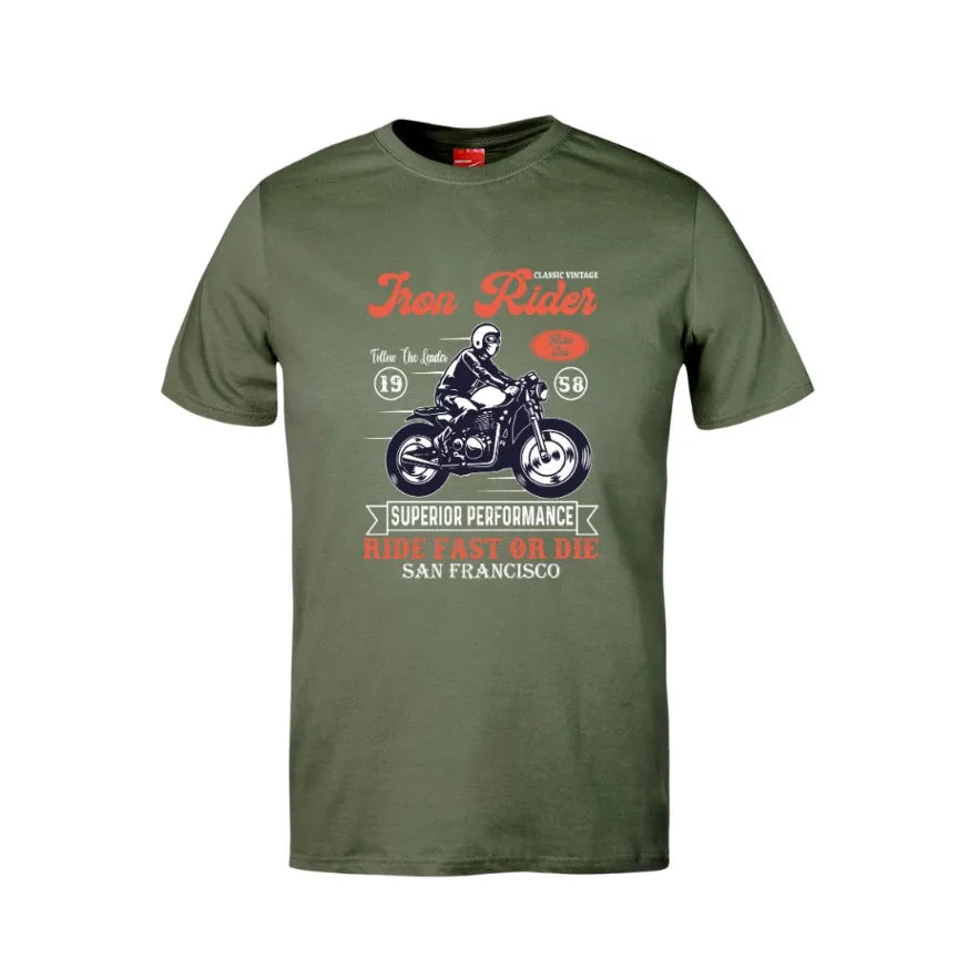 Iron Rider Cotton T-Shirt