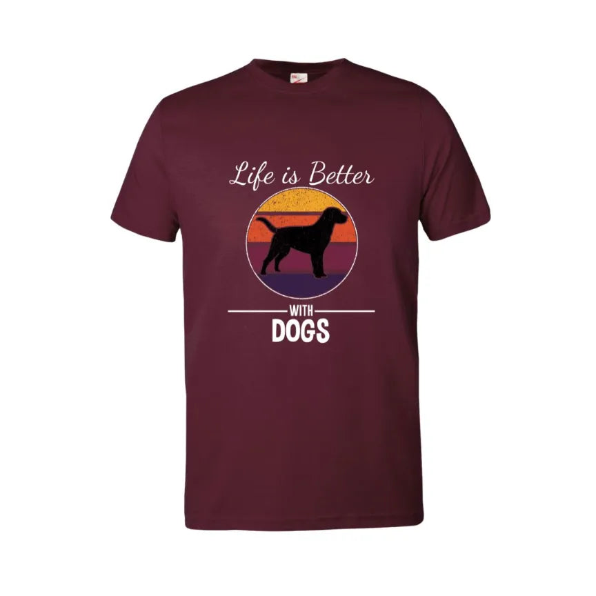 Life Is Better With Dogs Kids T-Shirt
