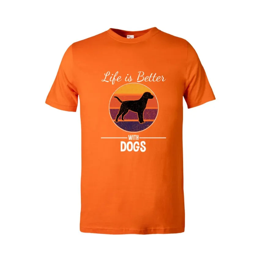 Life Is Better With Dogs Kids T-Shirt