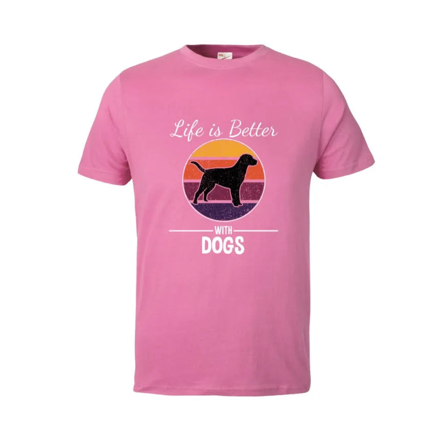 Life Is Better With Dogs Kids T-Shirt