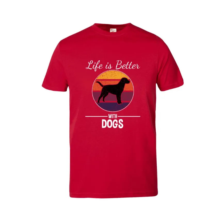 Life Is Better With Dogs Kids T-Shirt