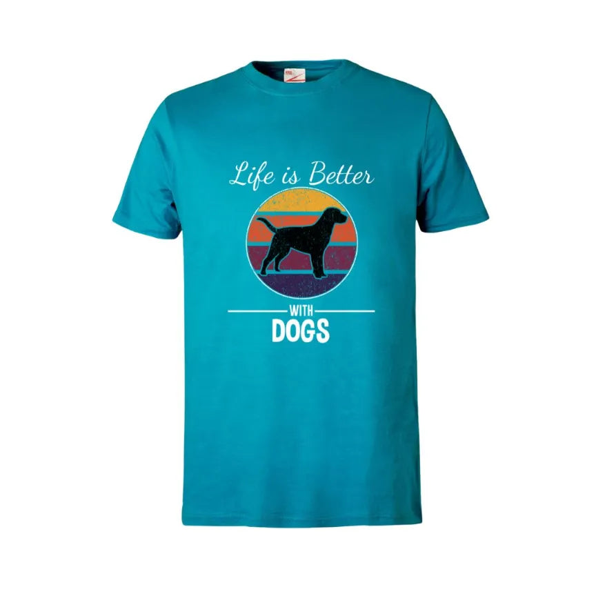 Life Is Better With Dogs Kids T-Shirt