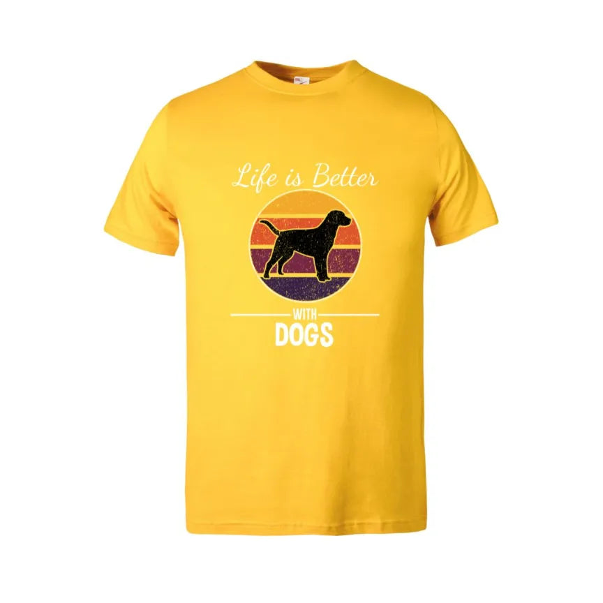 Life Is Better With Dogs Kids T-Shirt