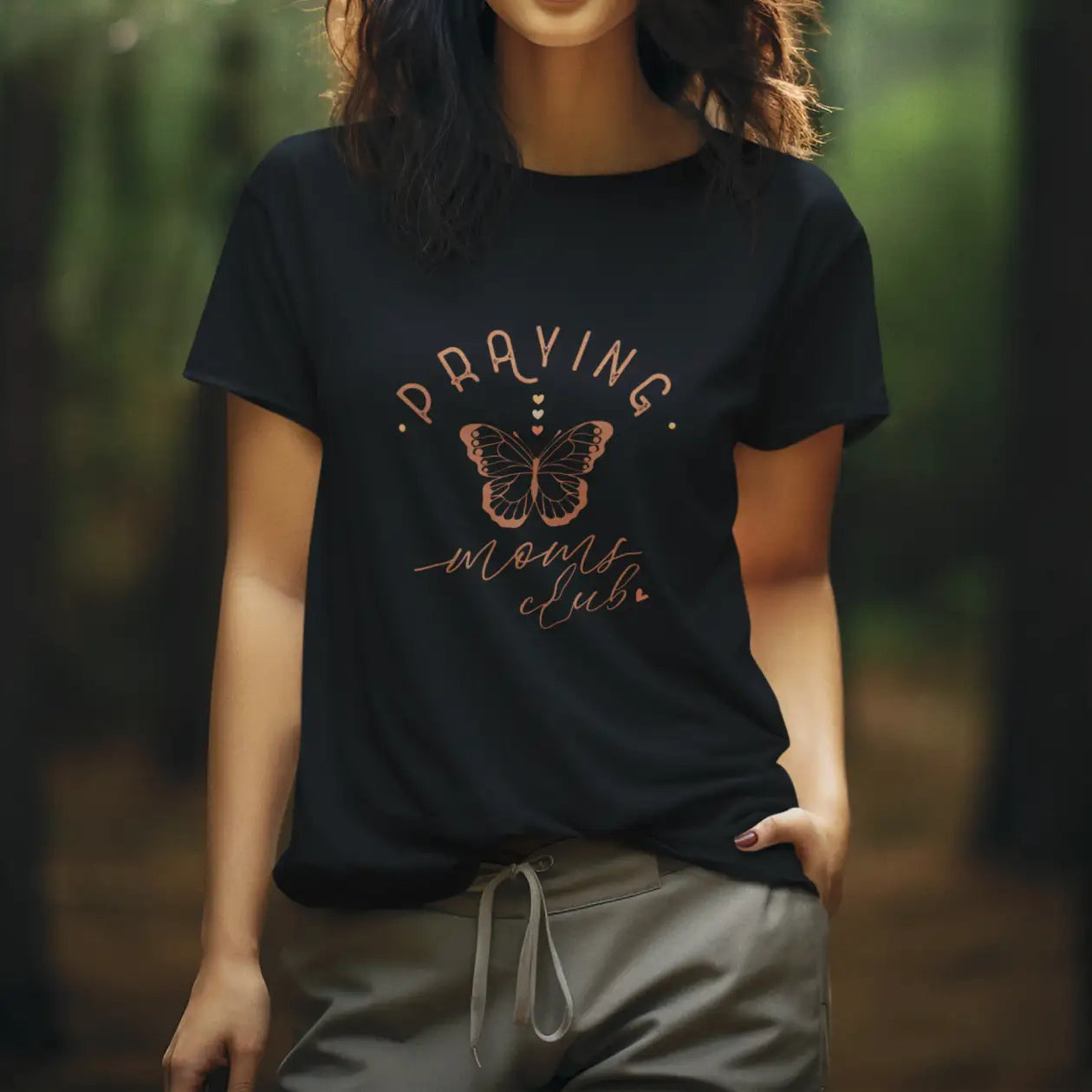 Praying Moms Club Cotton T-Shirt