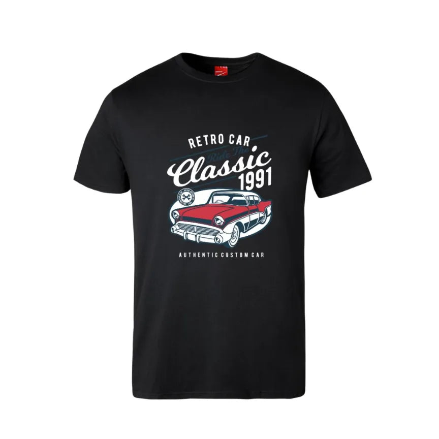 Retro Classic Car Cotton T-Shirt