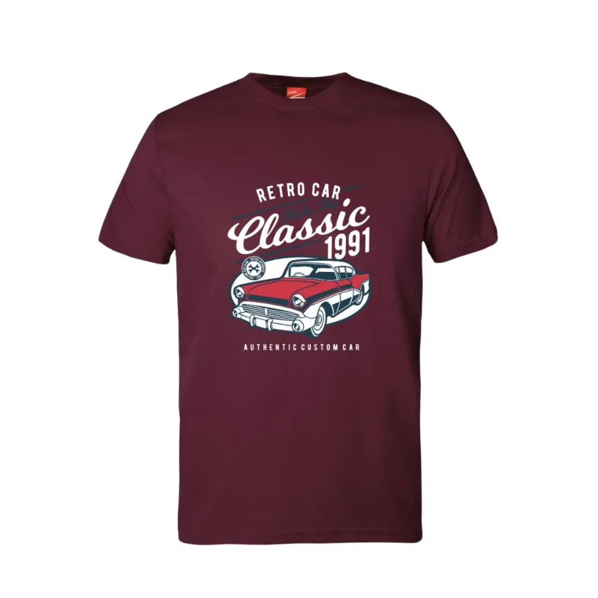 Retro Classic Car Cotton T-Shirt