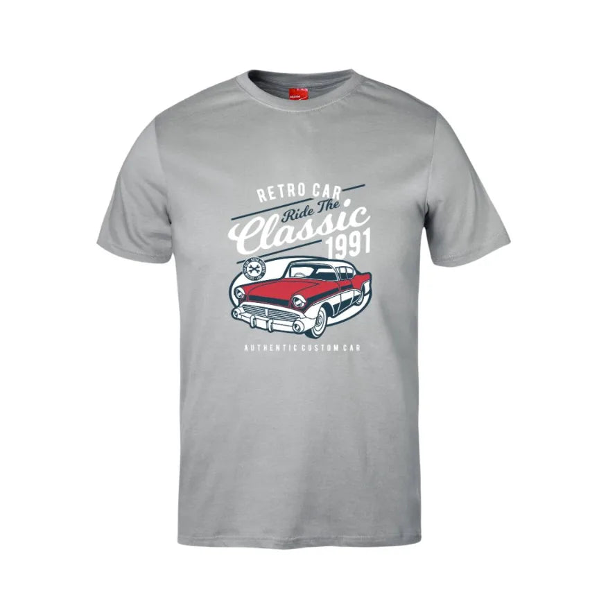 Retro Classic Car Cotton T-Shirt