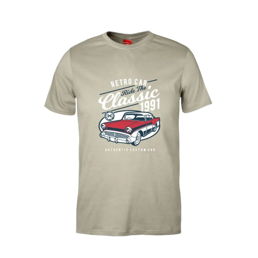 Retro Classic Car Cotton T-Shirt