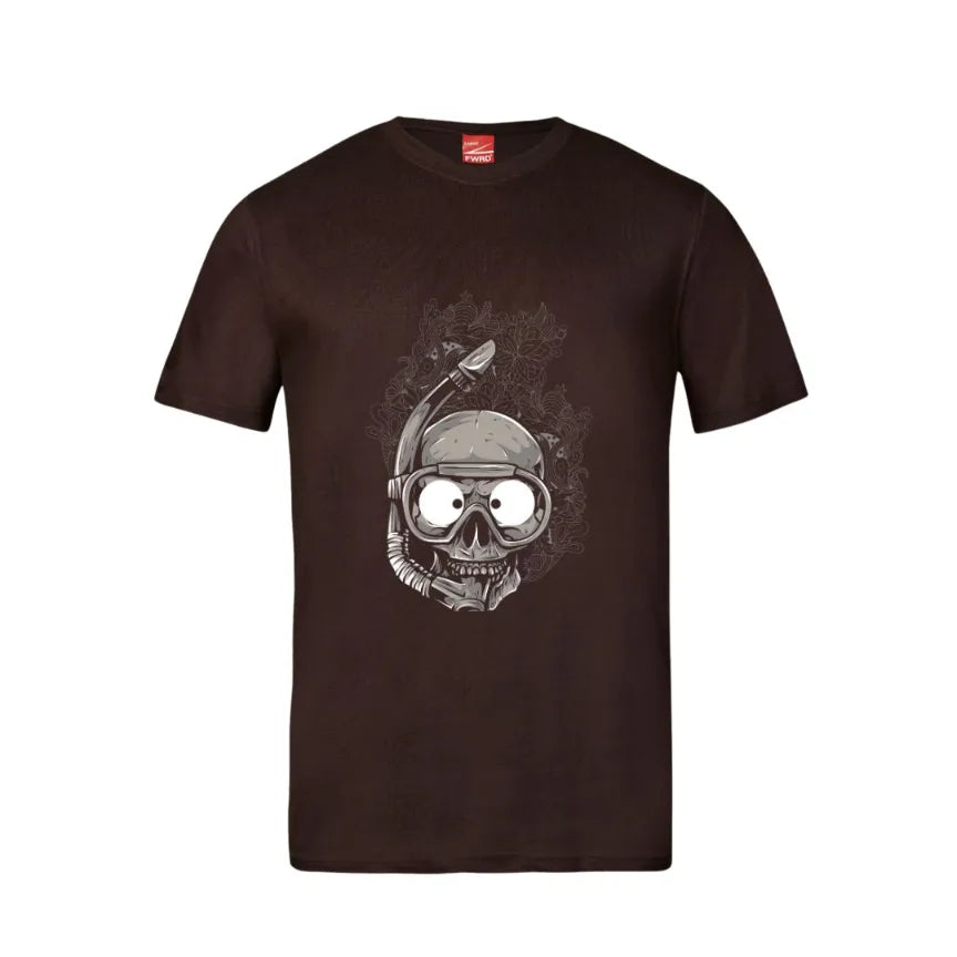 Scuba Skull Cotton T-Shirt