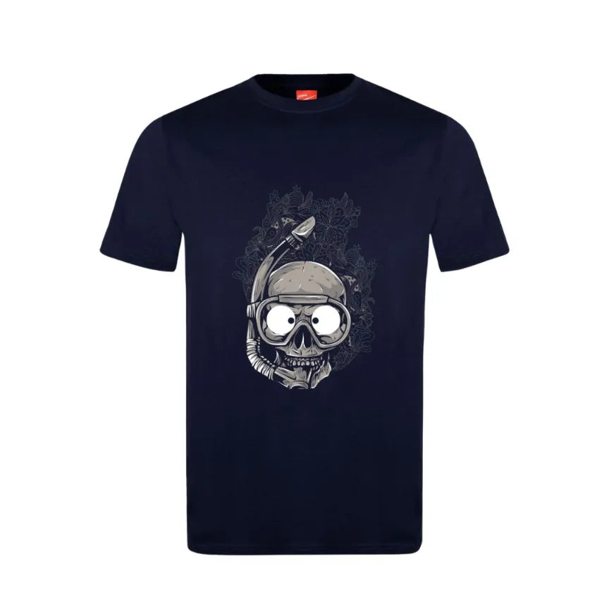 Scuba Skull Cotton T-Shirt