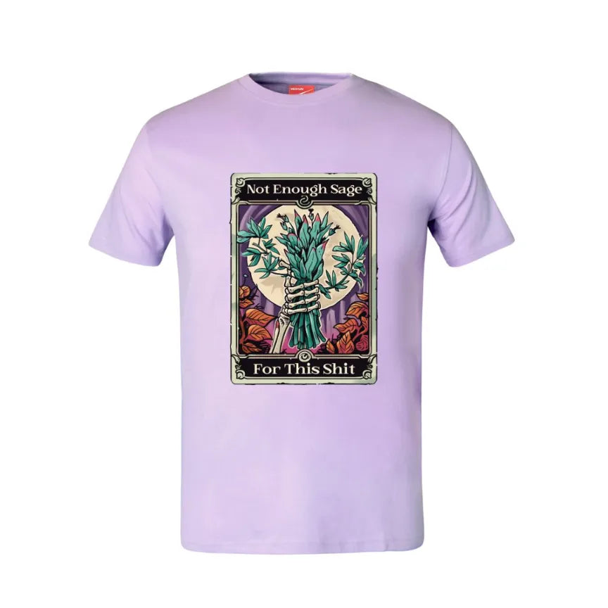 Tarot Not Enough Sage For This Shit Cotton T-Shirt
