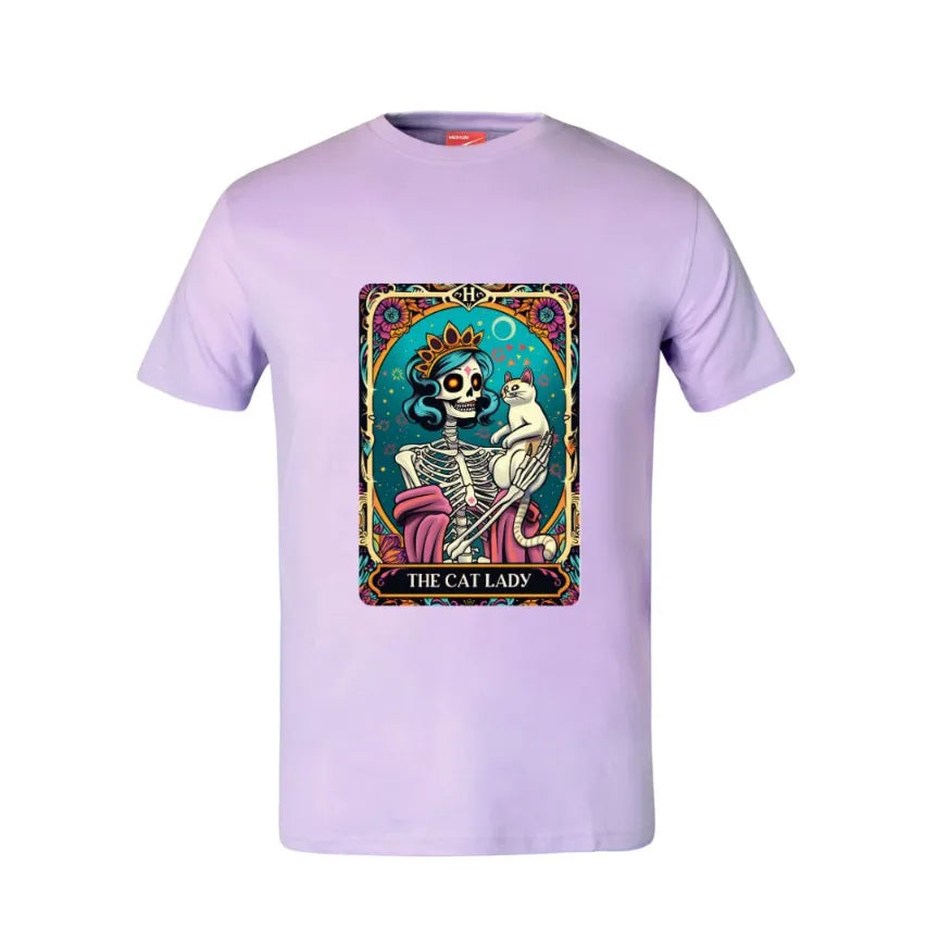 Tarot The Cat Lady Cotton T-Shirt