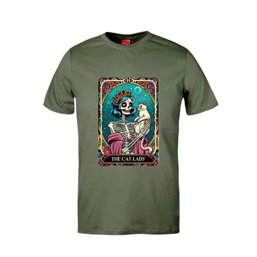 Tarot The Cat Lady Cotton T-Shirt