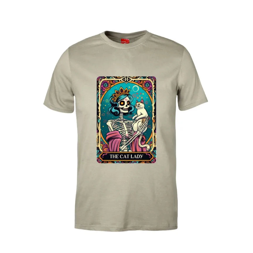 Tarot The Cat Lady Cotton T-Shirt