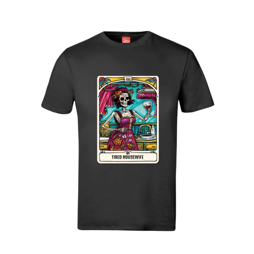 Tarot The Tired Housewife Cotton T-Shirt