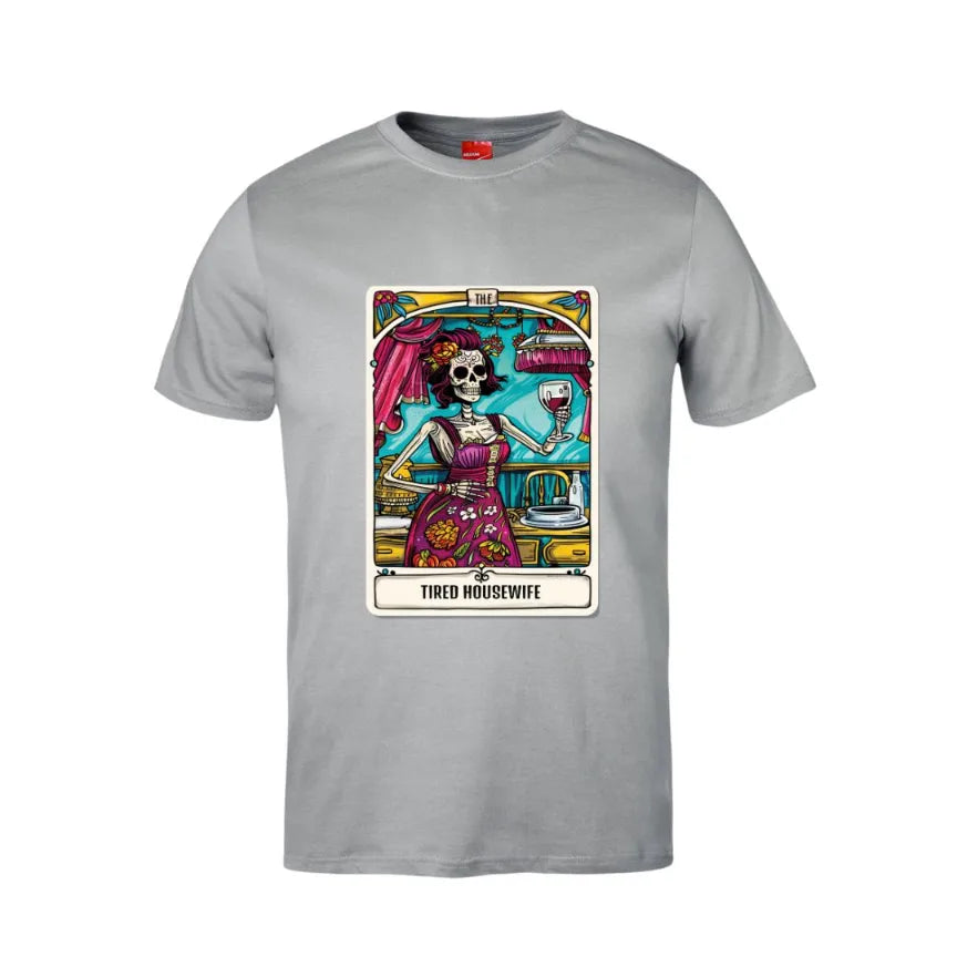 Tarot The Tired Housewife Cotton T-Shirt