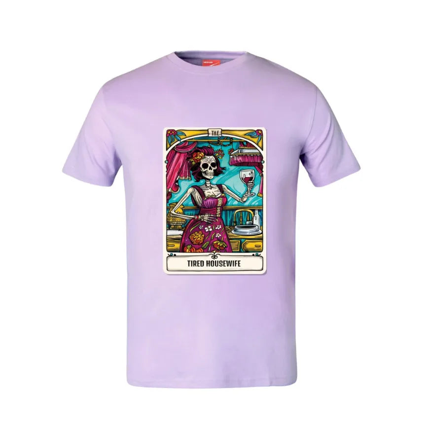 Tarot The Tired Housewife Cotton T-Shirt