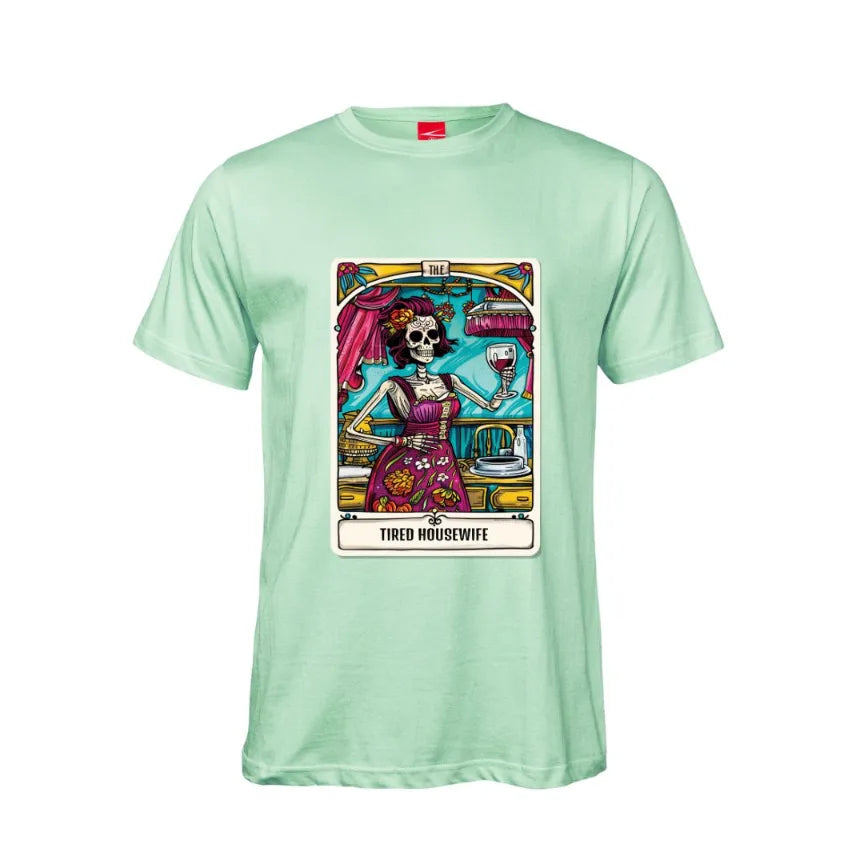 Tarot The Tired Housewife Cotton T-Shirt