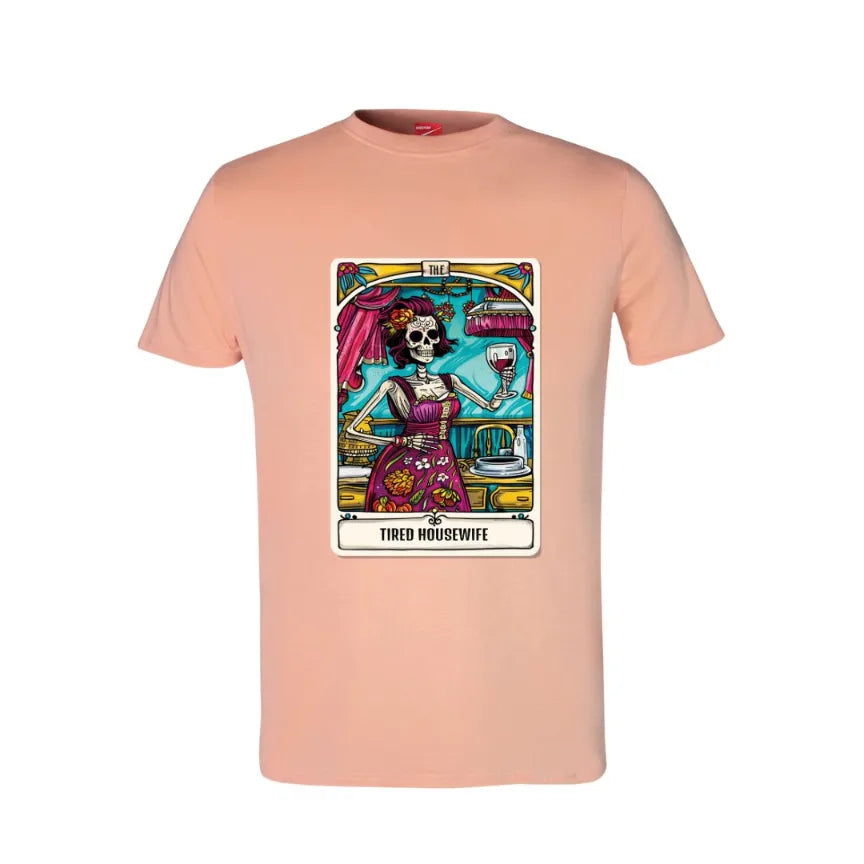 Tarot The Tired Housewife Cotton T-Shirt