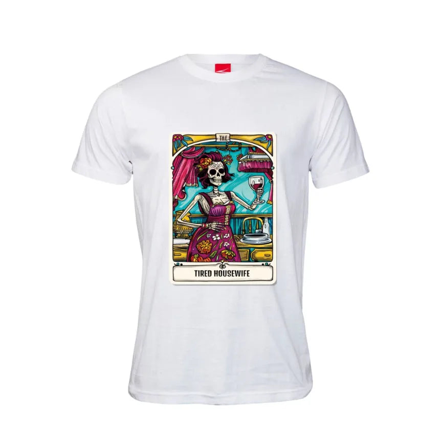 Tarot The Tired Housewife Cotton T-Shirt