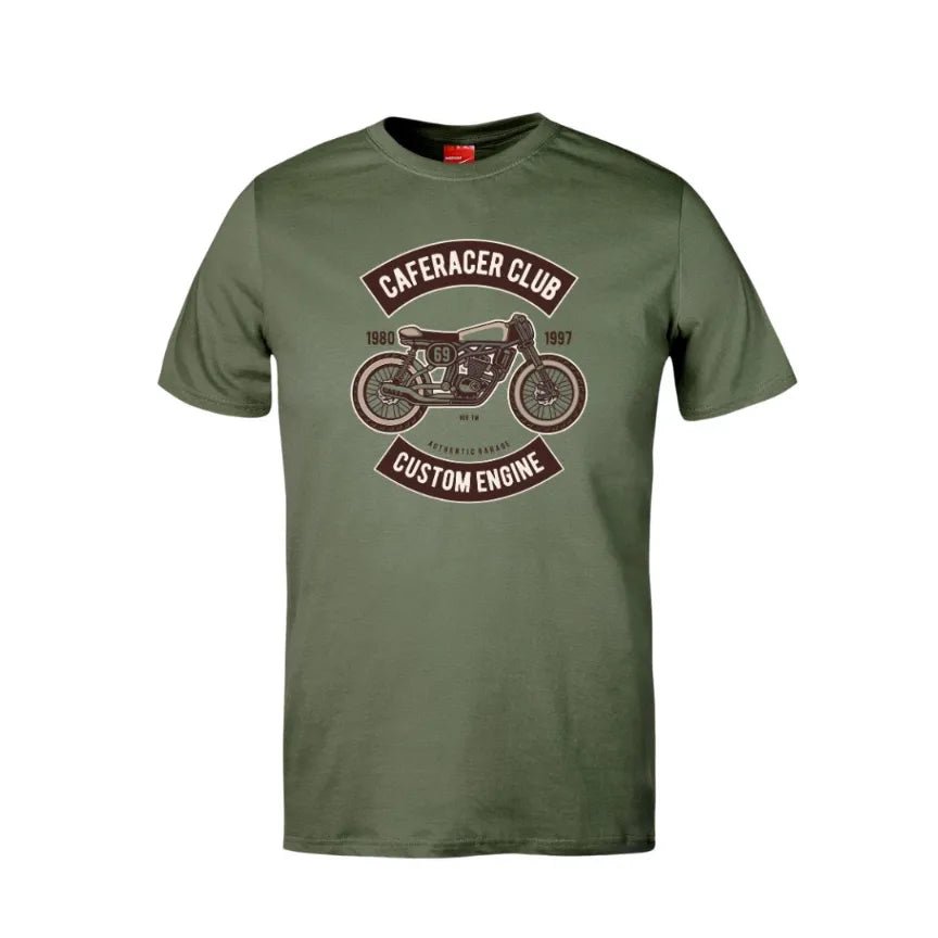 Caferacer Club Cotton T-Shirt