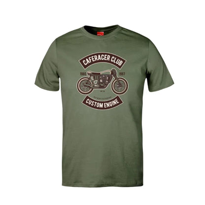 Caferacer Club Cotton T-Shirt
