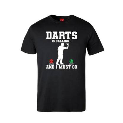 Darts Is Calling Cotton T-Shirt