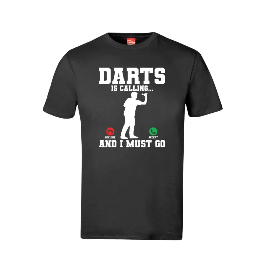 Darts Is Calling Cotton T-Shirt