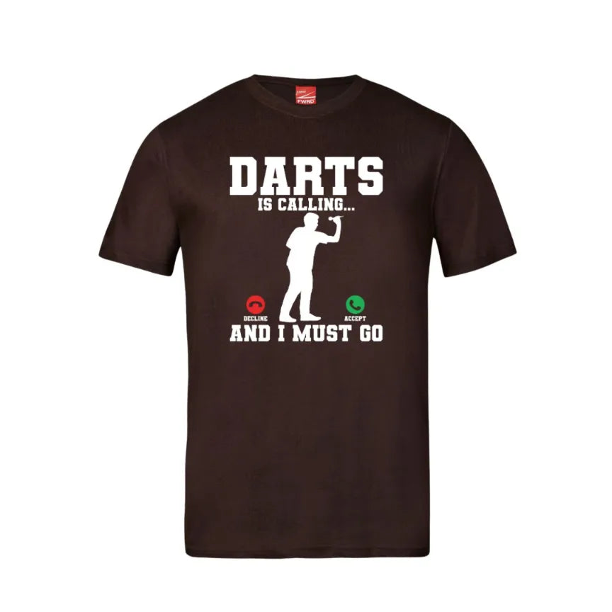 Darts Is Calling Cotton T-Shirt