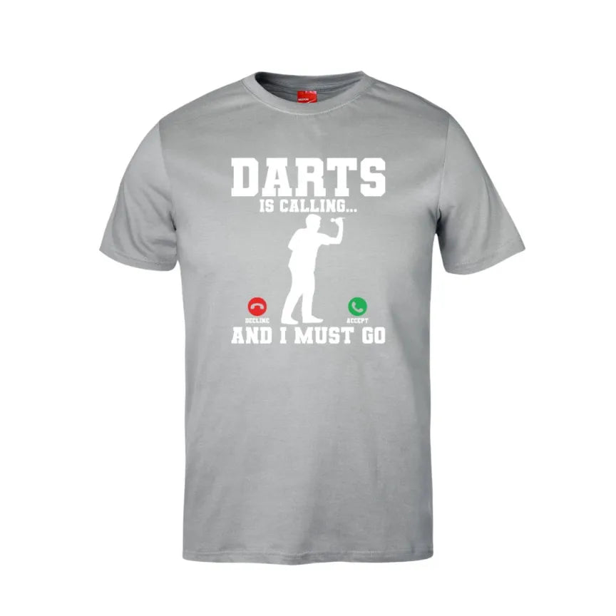 Darts Is Calling Cotton T-Shirt