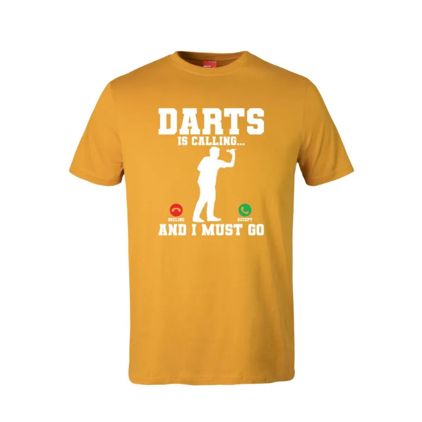 Darts Is Calling Cotton T-Shirt