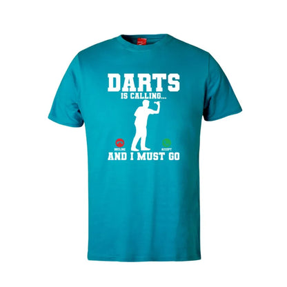 Darts Is Calling Cotton T-Shirt